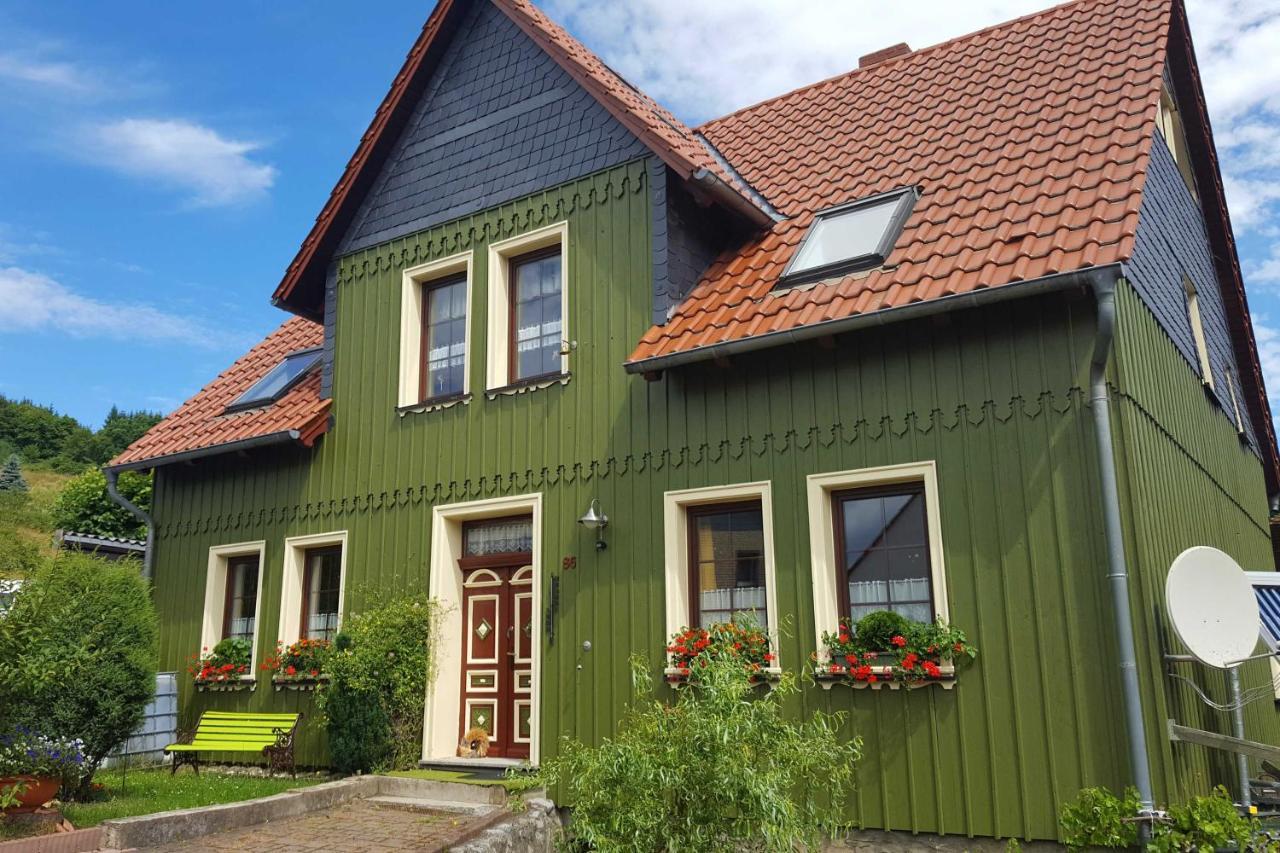 Das Gruene Haus Am Hexenstieg Höhlenort Rübeland Exterior foto