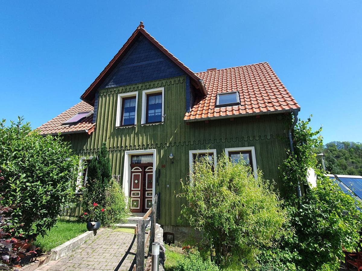 Das Gruene Haus Am Hexenstieg Höhlenort Rübeland Exterior foto