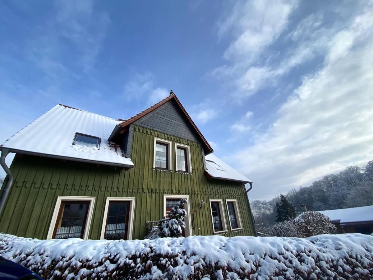 Das Gruene Haus Am Hexenstieg Höhlenort Rübeland Exterior foto