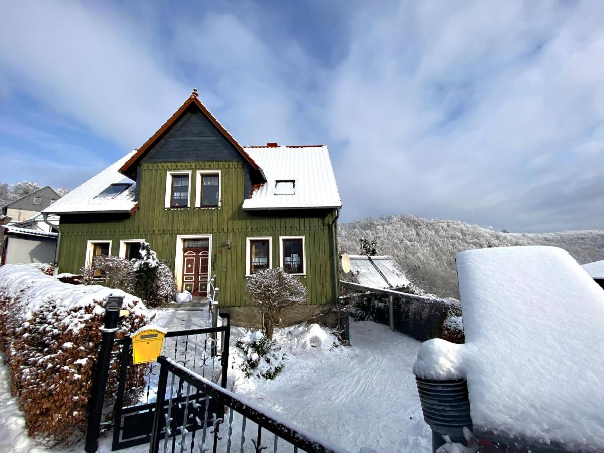 Das Gruene Haus Am Hexenstieg Höhlenort Rübeland Exterior foto